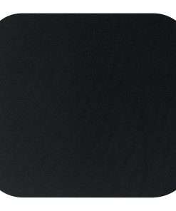 Fellowes Mouse Pad - Black - 0.13" x 9" x 8" Dimension - Black - Polyester - Scratch Resistant - 1 Pack