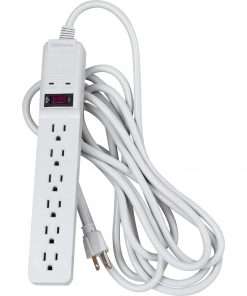 6 Outlet Basic Surge Protector - 6 x AC Power - 450 J