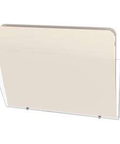 Deflecto Unbreakable DocuPocket - 1 Pocket(s) - 1 Compartment(s) - 6.5" Height x 14.5" Width x 3" Depth - Unbreakable - Clear - Plastic - 1 Each