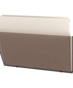 Deflecto Unbreakable DocuPocket - 1 Compartment(s) - 6.5" Height x 14.5" Width x 3" Depth - Unbreakable - Smoke - Plastic - 1 Each