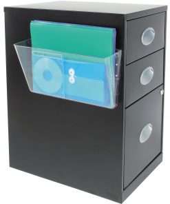 Deflecto Magnetic DocuPocket - 1 Compartment(s) - 7" Height x 13" Width x 4" Depth - Clear - Plastic - 1 Each