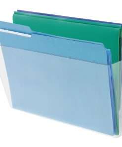 Deflecto EZ Link Stackable DocuPocket - 1 Compartment(s) - 7" Height x 13" Width x 4" Depth - Stackable - Clear - Plastic - 1 Each