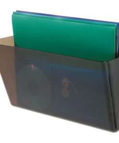 Deflecto EZ Link Stackable DocuPocket - 1 Compartment(s) - 7" Height x 13" Width x 4" Depth - Stackable - Smoke - 1 Each