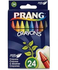 Dixon 24 Count Wax Crayons - Assorted - 24 / Box
