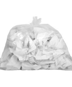 Genuine Joe Clear Trash Can Liners - Small Size - 10 gal Capacity - 24" Width x 23" Length - 0.60 mil (15 Micron) Thickness - Low Density - Clear - 500/Carton