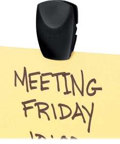 Fellowes Partition Additions&trade; Clip - 1.3" Width - 40 Sheet Capacity - for Memo, Notes, List - Repositionable, Tackable - 4 / Pack - Dark Graphite - Plastic