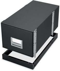 Fellowes Metal Base - Legal - 16.9" Width x 25.4" Depth x 2.5" Height - Metal - Black