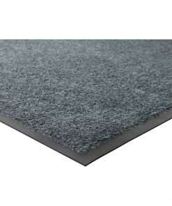 Genuine Joe Platinum Series Indoor Wiper Mats - Indoor, Carpeted Floor - 66" Length x 43.50" Width - Nylon - Gray