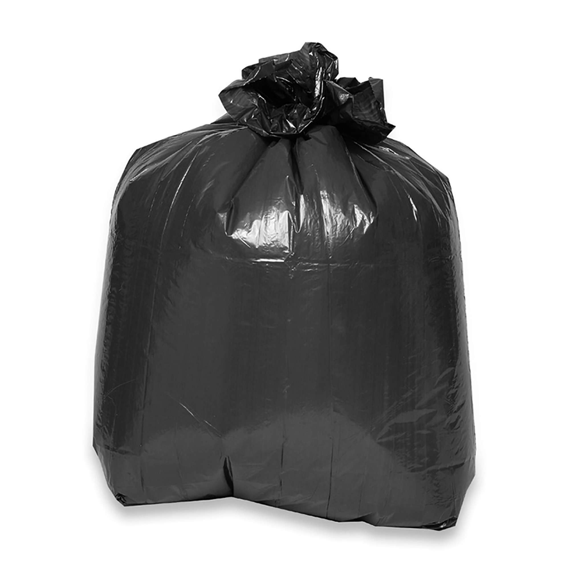 Genuine Joe Low Density Liners - Large Size - 45 gal Capacity - 40" Width x 46" Length - 0.70 mil (18 Micron) Thickness - Low Density - Brown, Black - 40/Carton