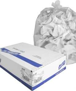 Genuine Joe High-Density Can Liners - Small Size - 16 gal Capacity - 24" Width x 32" Length - 0.31 mil (8 Micron) Thickness - High Density - Clear - Resin - 20/Carton - 50 Per Roll - Office Waste, Industrial Trash