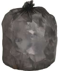 Genuine Joe Economy Linear Low-Density Can Liners - 16 gal Capacity - 24" Width x 31" Length - 0.35 mil (9 Micron) Thickness - Low Density - Black - 1000/Carton
