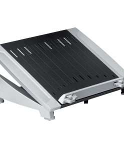 Fellowes Office Suites&trade; Laptop Riser Plus - Up to 17" Screen Support - 10 lb Load Capacity - 6.5" Height x 15.1" Width x 10.5" Depth - Silver, Black