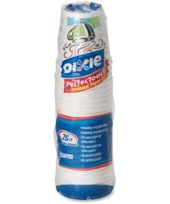 Dixie PerfecTouch Insulated Paper Hot Coffee Cups by GP Pro - 25 - 10 fl oz - 25 / Pack - Paper - Hot Drink