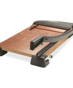 X-Acto Heavy-Duty Wood Base Paper Trimmer - 18" Cutting Length - Self-sharpening, Heavy Duty, Durable, Safety Lock - Wood, Steel - Pine - 29" Length - 1 Each