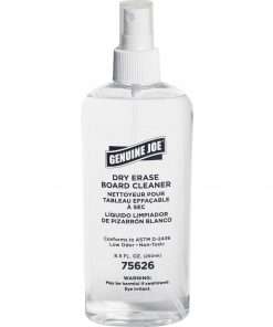 Genuine Joe Dry-erase Board 8 oz. Cleaner - Clear - 1Each