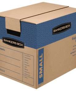 SmoothMove&trade; Prime Moving Boxes, Small - Internal Dimensions: 12" Width x 16" Depth x 12" Height - External Dimensions: 12.4" Width x 17.3" Depth x 12.6" Height - Lid Lock Closure - Heavy Duty - Kraft, Board - Kraft - For Multipurpose - Recycled - 10 / Carton