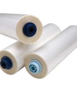 GBC EZ Load Blue End Cap Laminating Roll Film - Laminating Pouch/Sheet Size: 11.50" Width x 200 ft Length x 3 mil Thickness - Glossy - Clear - 2 / Box