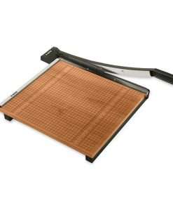 X-Acto 18" Heavy-duty Paper Trimmer - 18 Sheet Cutting Capacity - 18" Cutting Length - Self-sharpening - Steel, Wood - Brown, Black - 1 Each