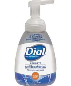 Dial Complete Foaming Hand Wash - 7.5 fl oz (221.8 mL) - Pump Bottle Dispenser - Kill Germs - Hand - Amber - 1 Each