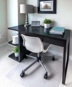 Cleartex Ultimat Plush Pile Rectangular Chairmat - Carpeted Floor, Floor, Home, Office, Carpet - 35" Length x 47" Width x 0.11" Thickness - Rectangle - Polycarbonate - Clear