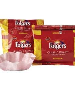 Folgers&reg; Filter Pack Regular Classic Roast Coffee - 0.9 oz Per Pouch - 40 / Carton