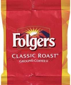 Folgers&reg; Regular Classic Roast Coffee - Medium - 1.5 oz Per Bag - 42 / Carton