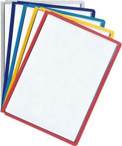 DURABLE&reg; Replacement Panels for SHERPA&reg;/VARIO&reg; Reference Display System - Replacement Panels - Assorted - 5 Pack - SHERPA/VARIO Design