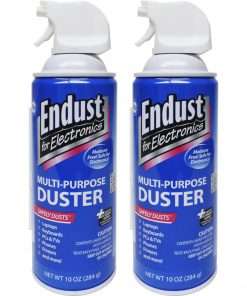 Endust 10oz Multi-Purpose Duster with Bitterant - For Display Screen, Desktop Computer, Gaming Console, Electronic Equipment, Keyboard, Notebook - 10 fl oz - 2 / Pack