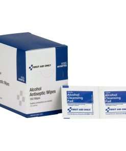 First Aid Only Alcohol Cleansing Pads - 100 / Box