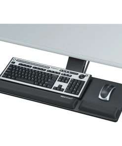 Designer Suites&trade; Compact Keyboard Tray - 3" Height x 27.5" Width x 18" Depth - Black - 1