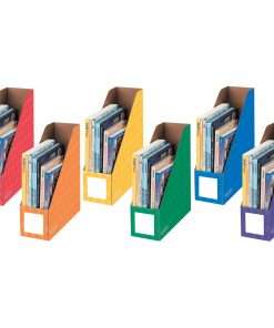 Bankers Box Magazine File Storage Holder - Assorted - 6 / Pack
