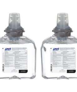 PURELL&reg; Hand Sanitizer Foam Refill - Fragrance-free Scent - 40.6 fl oz (1200 mL) - Hand - Clear - Dye-free, Fragrance-free - 2 / Carton