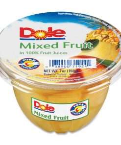 Dole Mixed Fruit Cups - Mixed Fruit - 7 oz - 12 / Carton