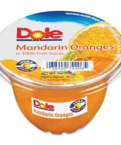Dole Mandarin Oranges Fruit Cups - Mandarin Orange - 5 lb - 12 / Carton
