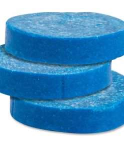 Genuine Joe Non-Para Toss Blocks - Non-para Deodorizer, Water Soluble, Biodegradeable, Acid Resistant - 12 / Box - Blue
