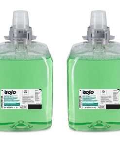 Gojo&reg; Melon Foam Hair/Body Wash Refill - Cucumber Melon Scent - 67.6 fl oz (2 L) - Hair, Hand, Body - Clear, Green - 2 / Carton