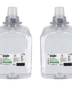 Gojo&reg; Foam Soap Refill - 67.6 fl oz (1999.2 mL) - Dirt Remover - Hand, Commercial, Restroom, Breakroom - Clear - Unscented - 2 / Carton