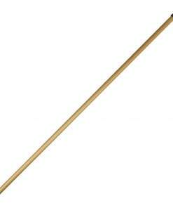 Ettore Tapered Tip 60" Utility Handle - 60" Length - 1.25" Diameter - Gold - Aluminum - 1 Each
