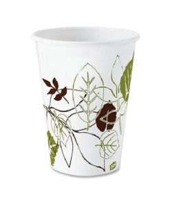 Dixie Pathways Paper Hot Cups by GP Pro - 50 - 8 fl oz - 20 / Carton - White - Paper - Hot Drink