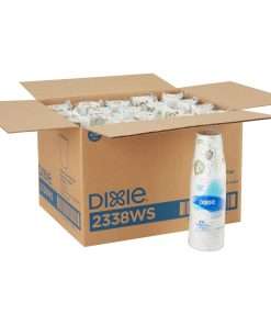 Dixie Pathways Paper Hot Cups by GP Pro - 20 - 8 fl oz - 20 / Carton - White - Paper - Hot Drink