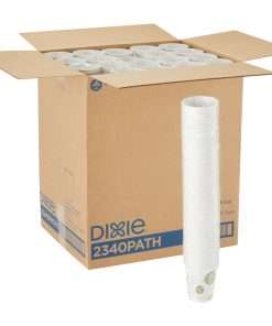 Dixie Pathways Paper Hot Cups by GP Pro - 50 / Pack - 10 fl oz - 20 / Carton - White - Paper - Hot Drink