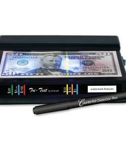 Dri Mark Tri Test Counterfeit Detector - Ultraviolet, Watermark - Black - 1 / Box
