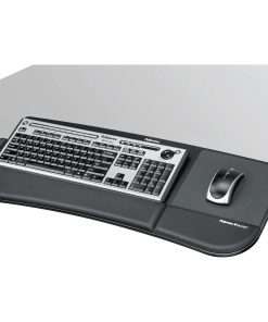 Fellowes Tilt 'n Slide Keyboard Manager - 3.4" Height x 11.5" Width x 29.3" Depth - Black - 1