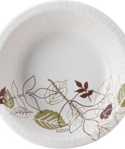 Dixie Ultra&reg; Pathways Heavyweight Paper Bowls by GP Pro - 125 / Pack - Microwave Safe - White - Paper Body - 8 / Carton