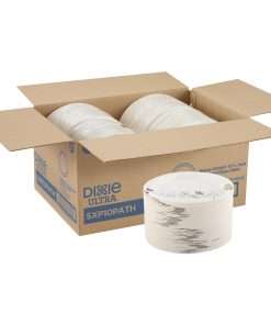 Dixie Ultra&reg; Pathways Heavyweight Paper Plates by GP Pro - 125 / Pack - Microwave Safe - White - Paper Body - 4 / Carton