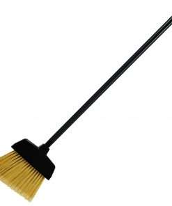 Genuine Joe Plastic Lobby Broom, 32" Length, GJO02408 - 32" Handle Length - 1 Each - Black