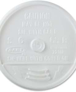 Dart Sip Thru Lid - 1000 / Carton - Translucent