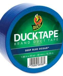 Duck Brand Brand Color Duct Tape - 20 yd Length x 1.88" Width - 1 / Roll - Blue