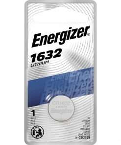 Energizer 1632 Lithium Coin Battery, 1 Pack - For Toy, Heart Rate Monitor, Glucose Monitor, Keyless Entry, Game, Keyfob Transmitter, Watch, Remote Control - CR1632 - 3 V DC - 130 mAh - Lithium Manganese Dioxide (Li-MnO2) - 1 Pack