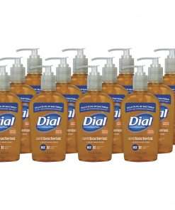Dial Professional Antimicrobial Liquid Soap - 7.5 fl oz (221.8 mL) - Push Pump Dispenser - Hand - 12 / Carton